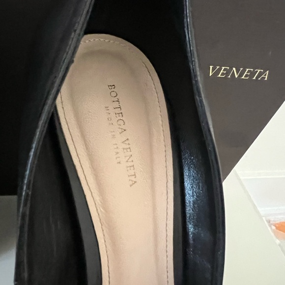 Bottega Veneta Nappa Intrecciato Platform Pumps Black Leather 40 - Picture 6 of 10